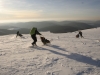 Imaginer l'impossible et partir en fauteuil ski avec nos accompagnateurs ! (Crédit photo : Refuge du Sotré / Jean-Marie Haton / Yannick Holtzer)