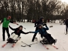 Descente de ski en tandem'flex avec les pilotes du Refuge du Sotré !