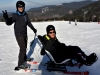 Descente de ski en tandem'flex avec les pilotes du Refuge du Sotré !