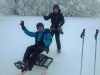 Descente de ski en tandem'flex avec les pilotes du Refuge du Sotré !