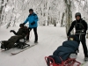 Descente de ski en tandem'flex avec les pilotes du Refuge du Sotré !