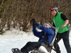 Descente de ski en tandem'flex avec les pilotes du Refuge du Sotré !