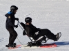 Descente de ski en tandem'flex avec les pilotes du Refuge du Sotré !