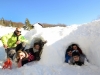 Course de yooner, construction d'igloo, recherche arva... jouons et apprenons dans la neige avec les Accompagnateurs en montagne du Refuge du Sotré !