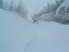 Déneigement du chemin d'accès du Refuge du Sotré.