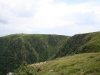 Vue sur le Hohneck et le cirque glaciaire du Frankenthal depuis le belvédère des Trois-Fours.