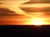 Coucher de soleil sur la forêt vosgienne depuis la Schnepfenried.