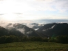 Vue sur la vallée des lacs et le lac de longemer depuis la chaume du Haut-Chitelet.