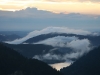 Vue sur la vallée des lacs et le lac de longemer depuis le Refuge du Sotré.