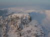 Corniches de neige dans les Spitzkopfs au Hohneck.
