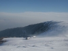 Col du Scaeferthal et Gaschney en hiver depuis les pentes est du Hohneck.
