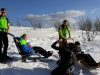 Balade et randonnée en fauteuil ski avec les accompagnateurs en montagne du Refuge du Sotré !