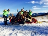 Balade et randonnée en fauteuil ski avec les accompagnateurs en montagne du Refuge du Sotré !