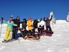 Balade et randonnée en fauteuil ski avec les accompagnateurs en montagne du Refuge du Sotré !