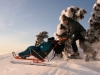 Balade et randonnée en fauteuil ski avec les accompagnateurs en montagne du Refuge du Sotré !