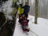 Balade et randonnée en fauteuil ski avec les accompagnateurs en montagne du Refuge du Sotré !