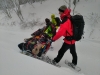 Balade et randonnée en fauteuil ski avec les accompagnateurs en montagne du Refuge du Sotré !