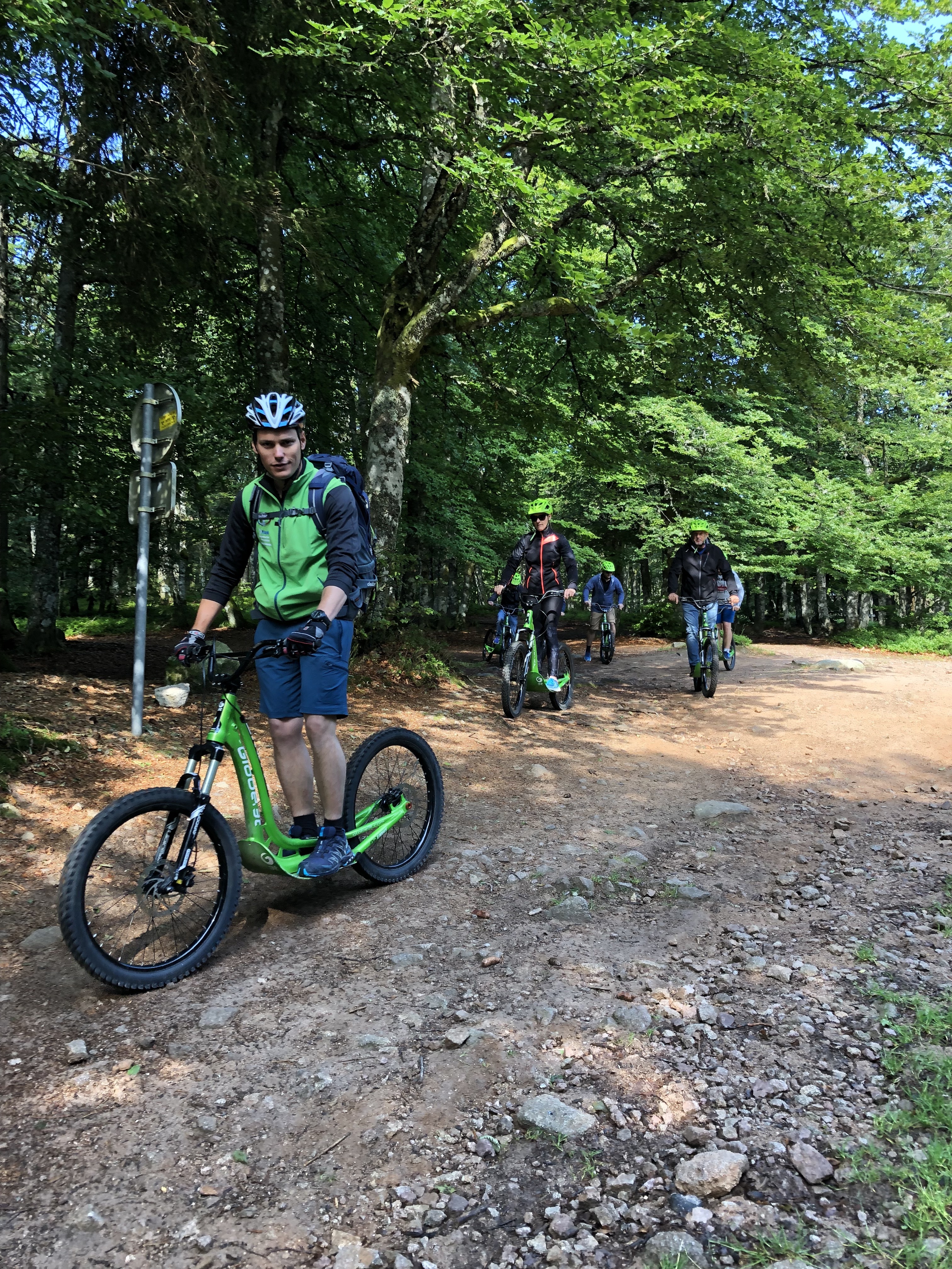 Insolite Ride : Randonnée en trottinette électrique tout terrain à Tauriers  - Val de Ligne - Largentière Sud Ardèche