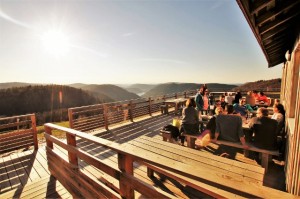 La terrasse panoramique en automne !