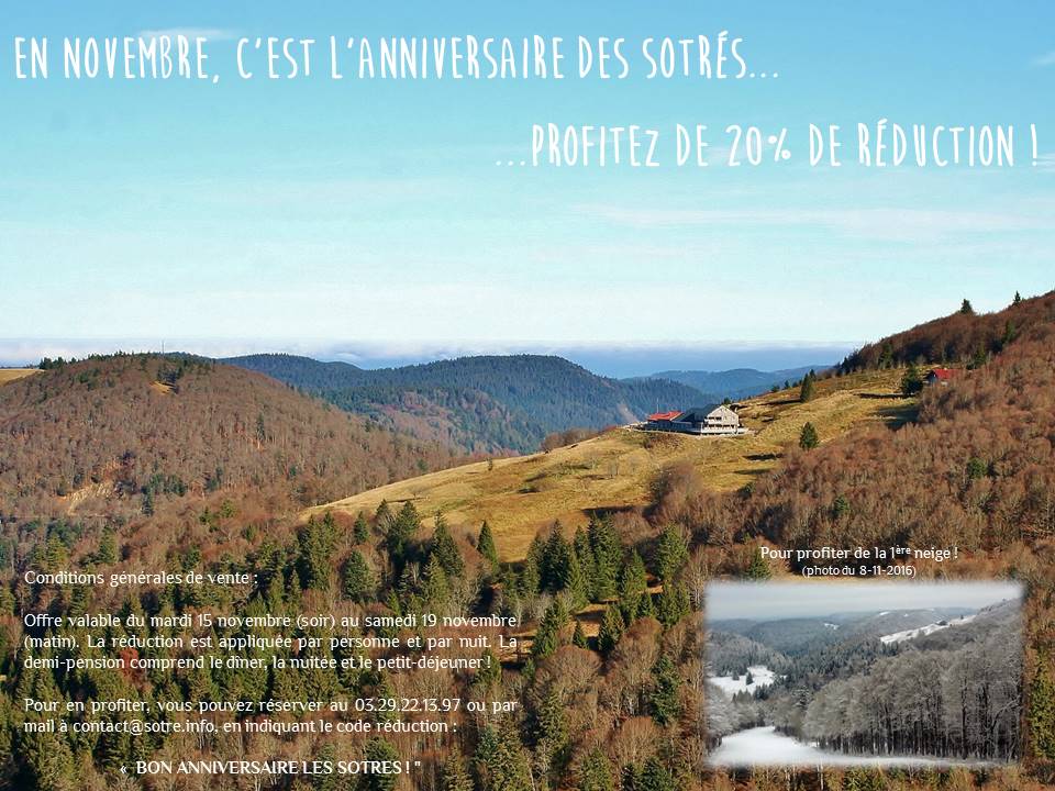 Promo De Reduction Durant 5 Jours Refuge Du Sotre Massif Des Vosges Alsace Lorraine Promo De Reduction Durant 5 Jours Refuge Du Sotre Massif Des Vosges Alsace Lorraine