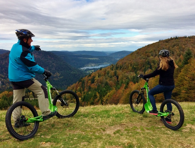 Trottinette  Refuge du Sotré - Massif des Vosges - Alsace - Lorraine