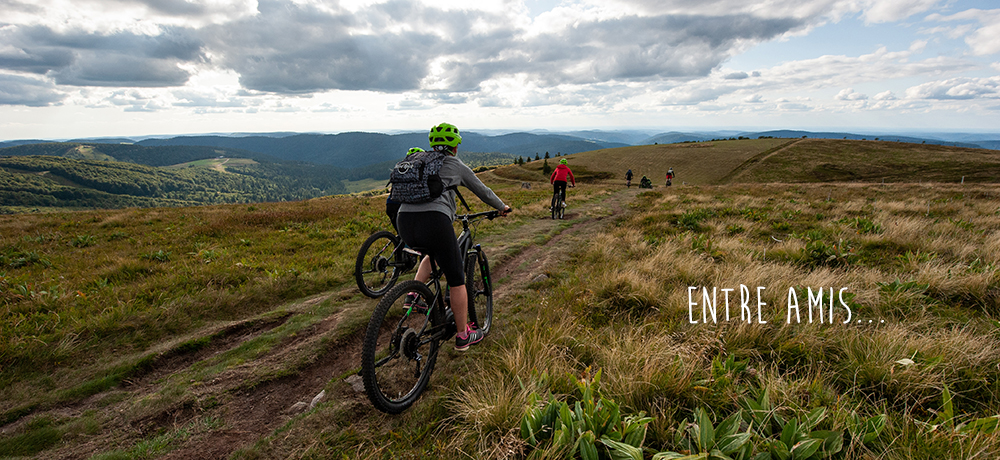 Les sorties VTT électrique proposées au Refuge du Sotré sont encadrées par des moniteurs brevetés d’État